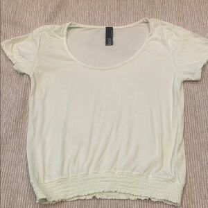 NWOT Bobi Los Angeles Pale Pastel Green Short Sleeve Tee